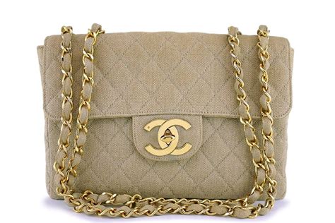 beige flap bag chanel|vintage Chanel single flap bag.